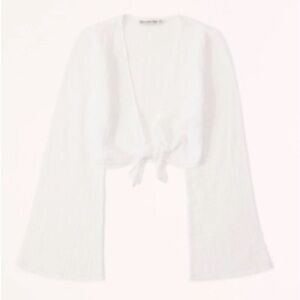 Abercrombie Gauzy Beach Cover Up Top